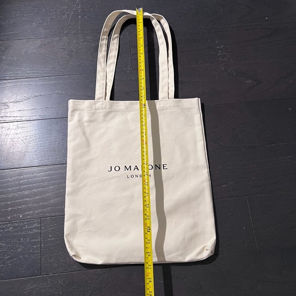 Jo Malone London Canvas Tote Bag Canvas 16”x13” Cream/black Limited shopping bag - Picture 2 of 8